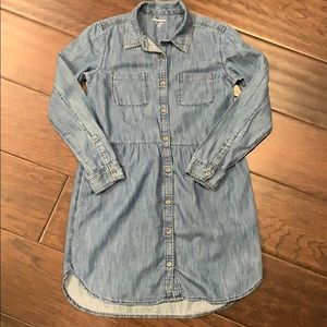 Gap Kids Size XL Denim Jean Blue Tunic Dress CUTE!